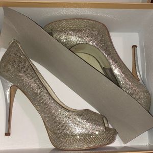 Sliver Michael Kors heels